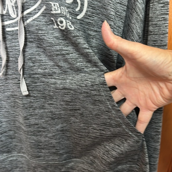 Hooded Cowl Neck Cabela’s Sweatshirt size Medium Heathered Gray - Picture 3 of 6